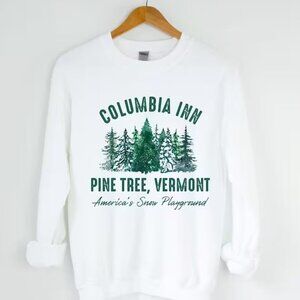 Columbia Inn Pine Tree Vermont A White Christmas Bing Crosby Sweatshirt 24